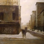 LES Snow 16"/2", Oil on Canvas