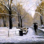 Washington Square in Snow
